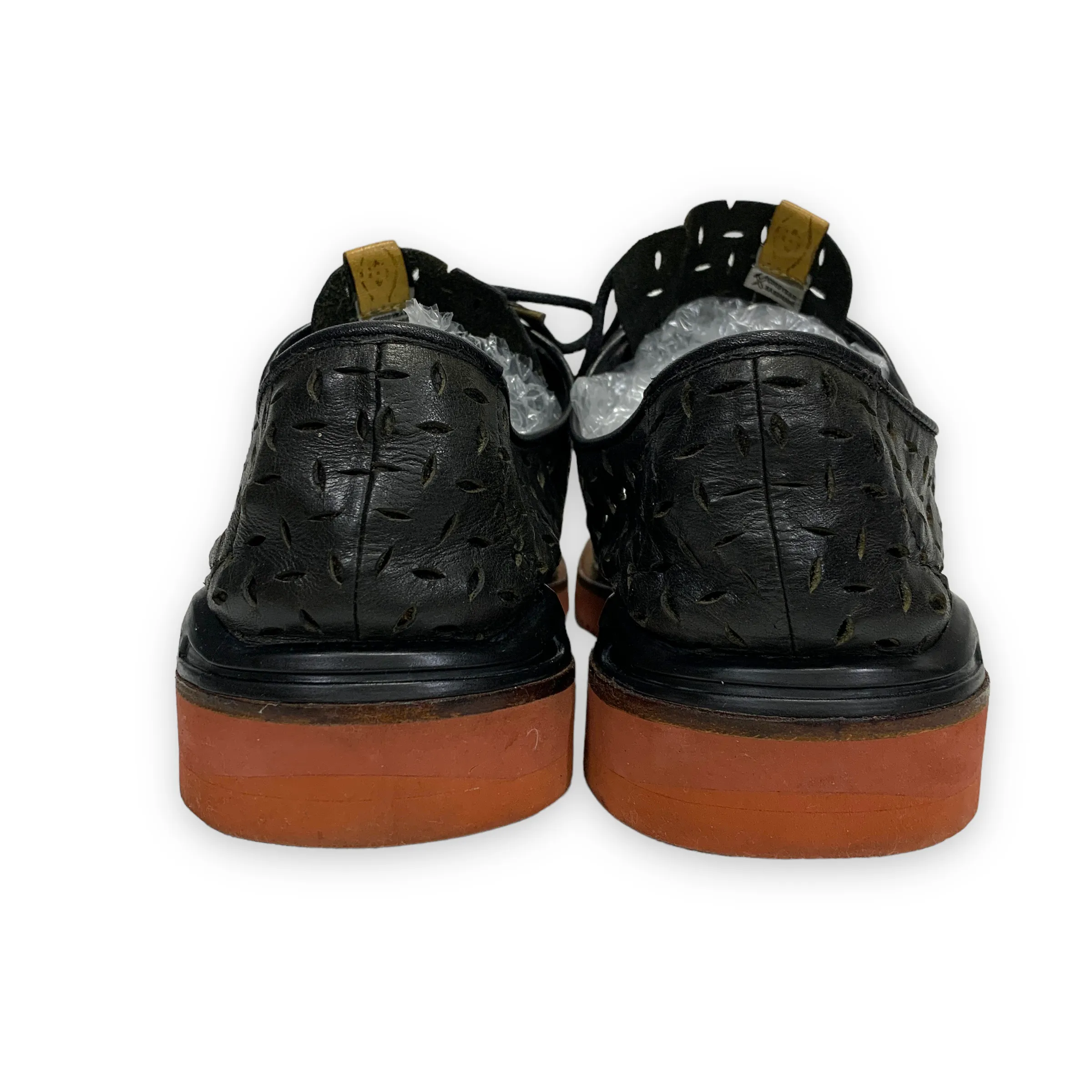 [11] Visvim Patrician Folk Perforated Black