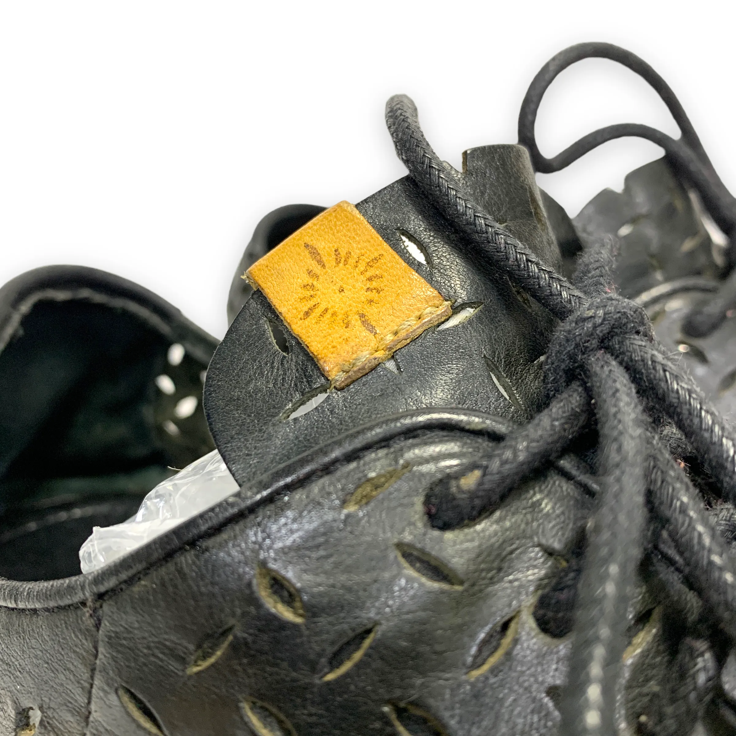 [11] Visvim Patrician Folk Perforated Black