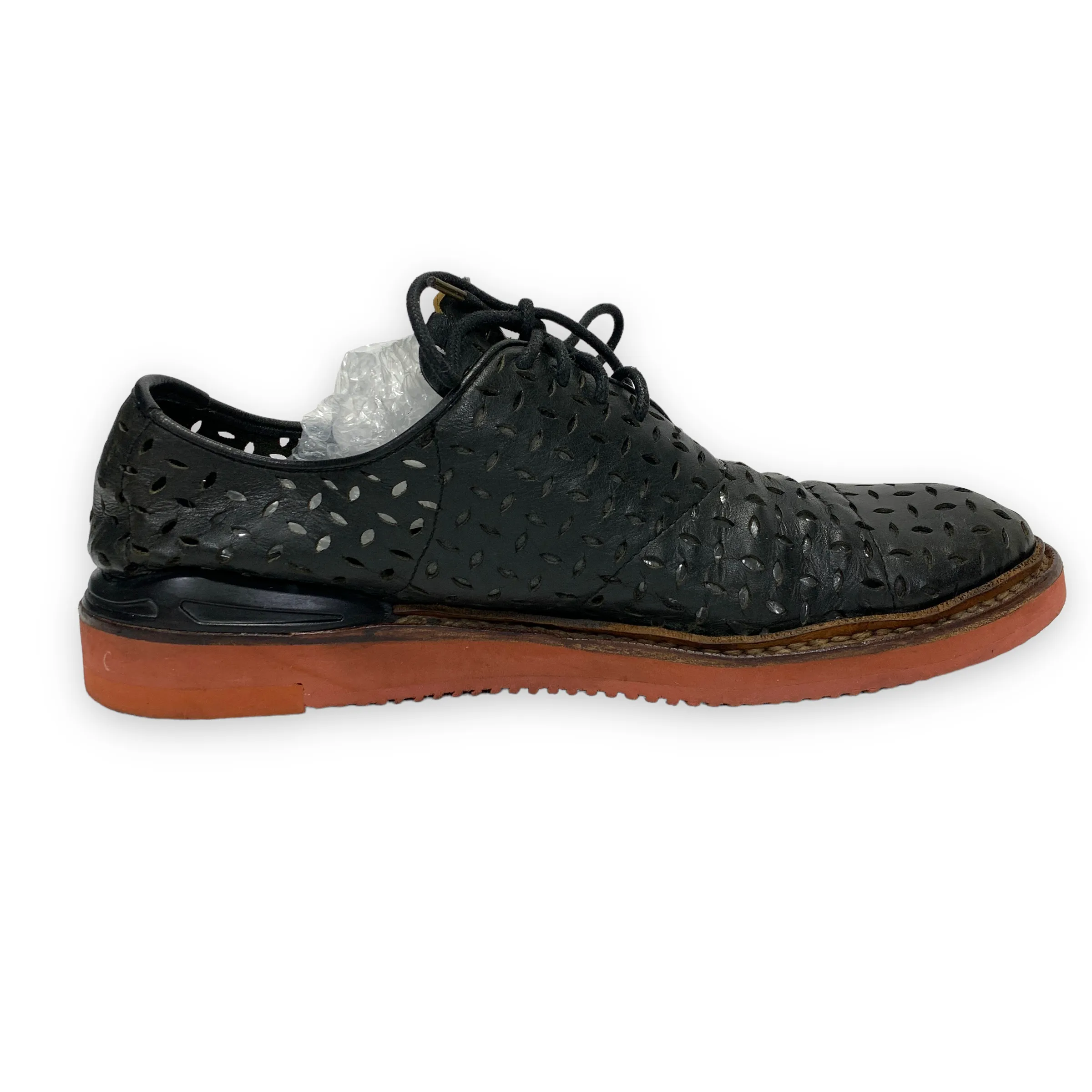 [11] Visvim Patrician Folk Perforated Black