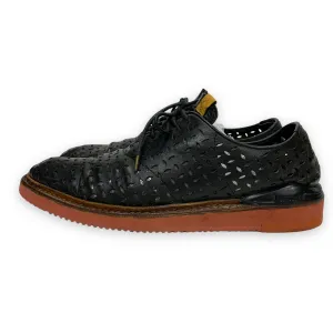 [11] Visvim Patrician Folk Perforated Black