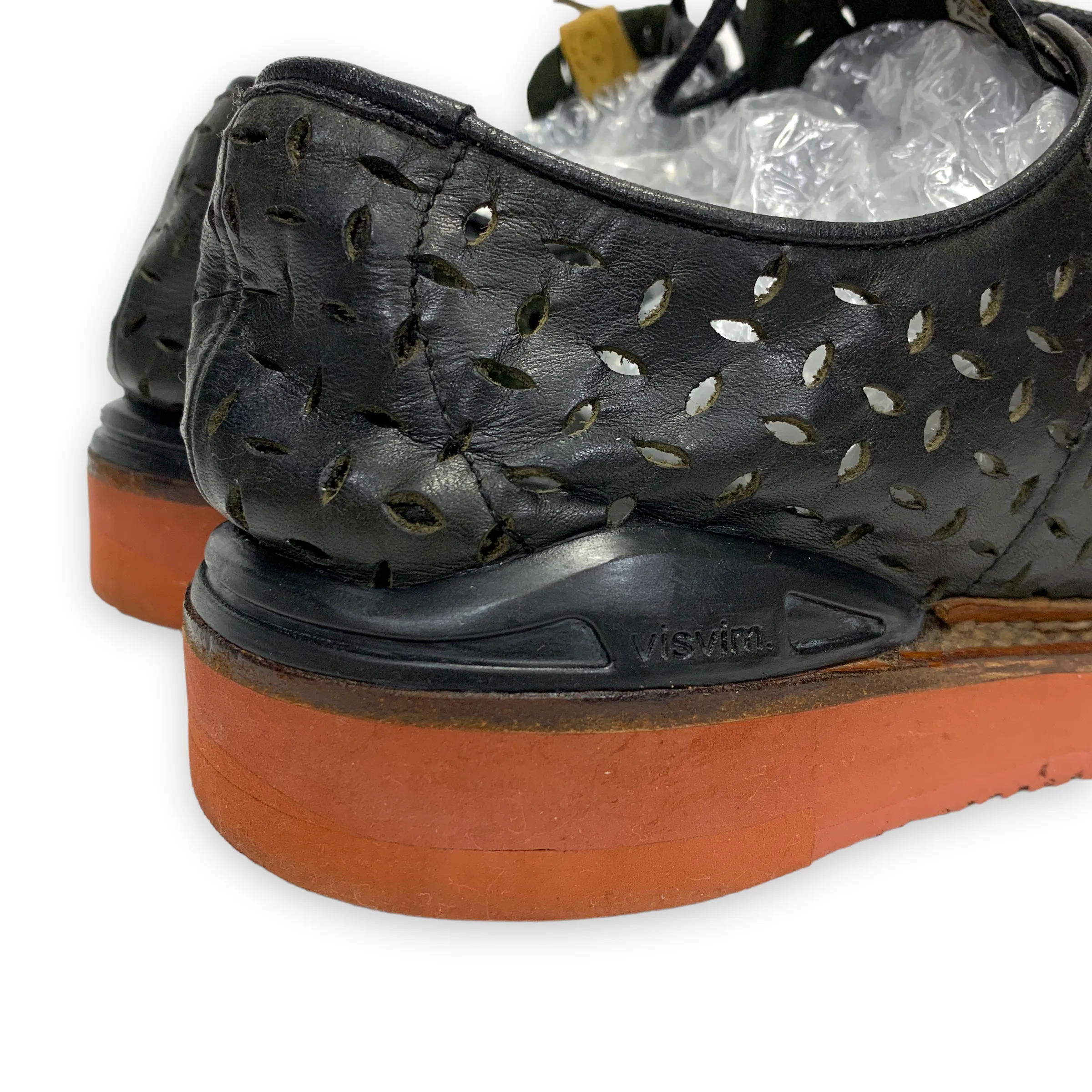 [11] Visvim Patrician Folk Perforated Black
