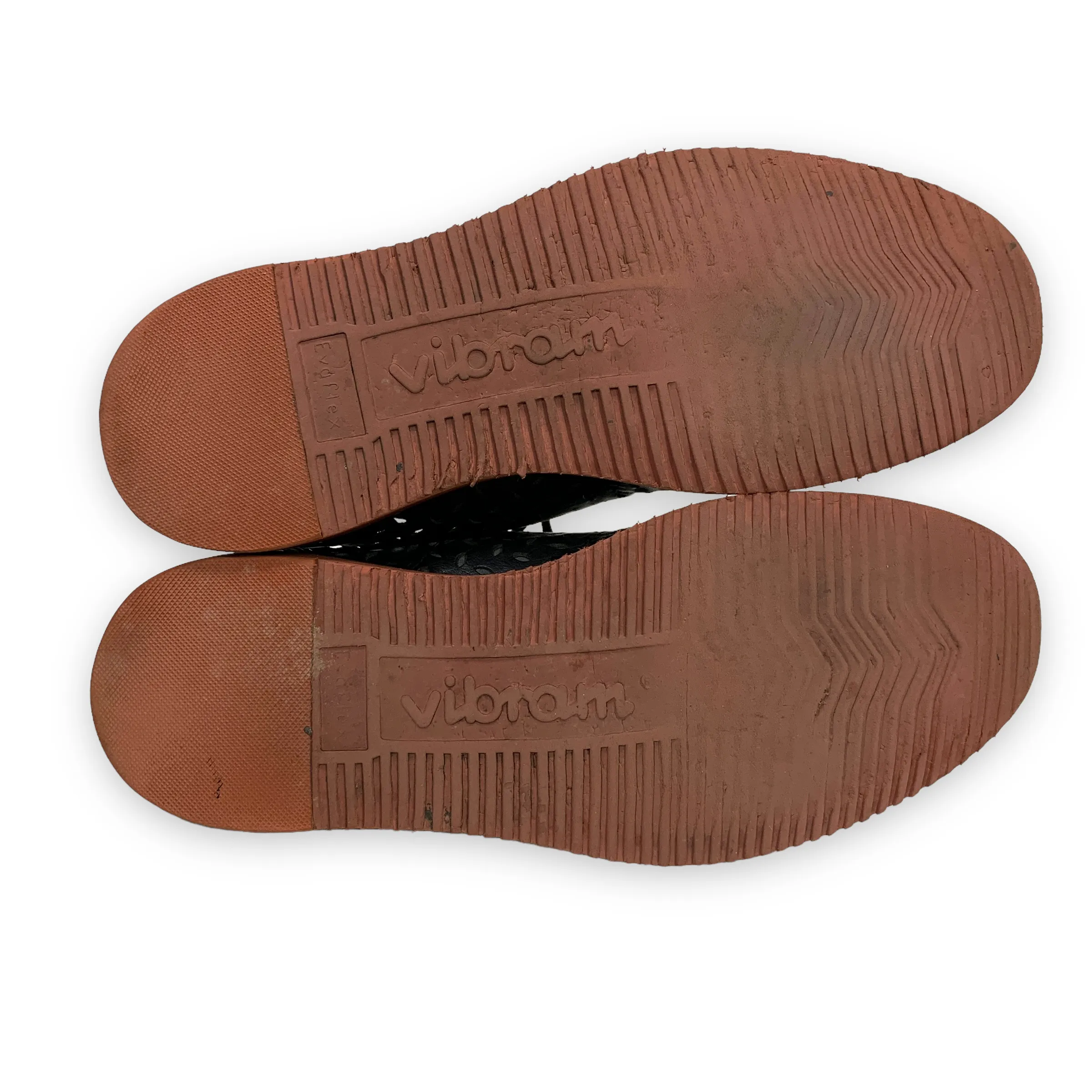 [11] Visvim Patrician Folk Perforated Black