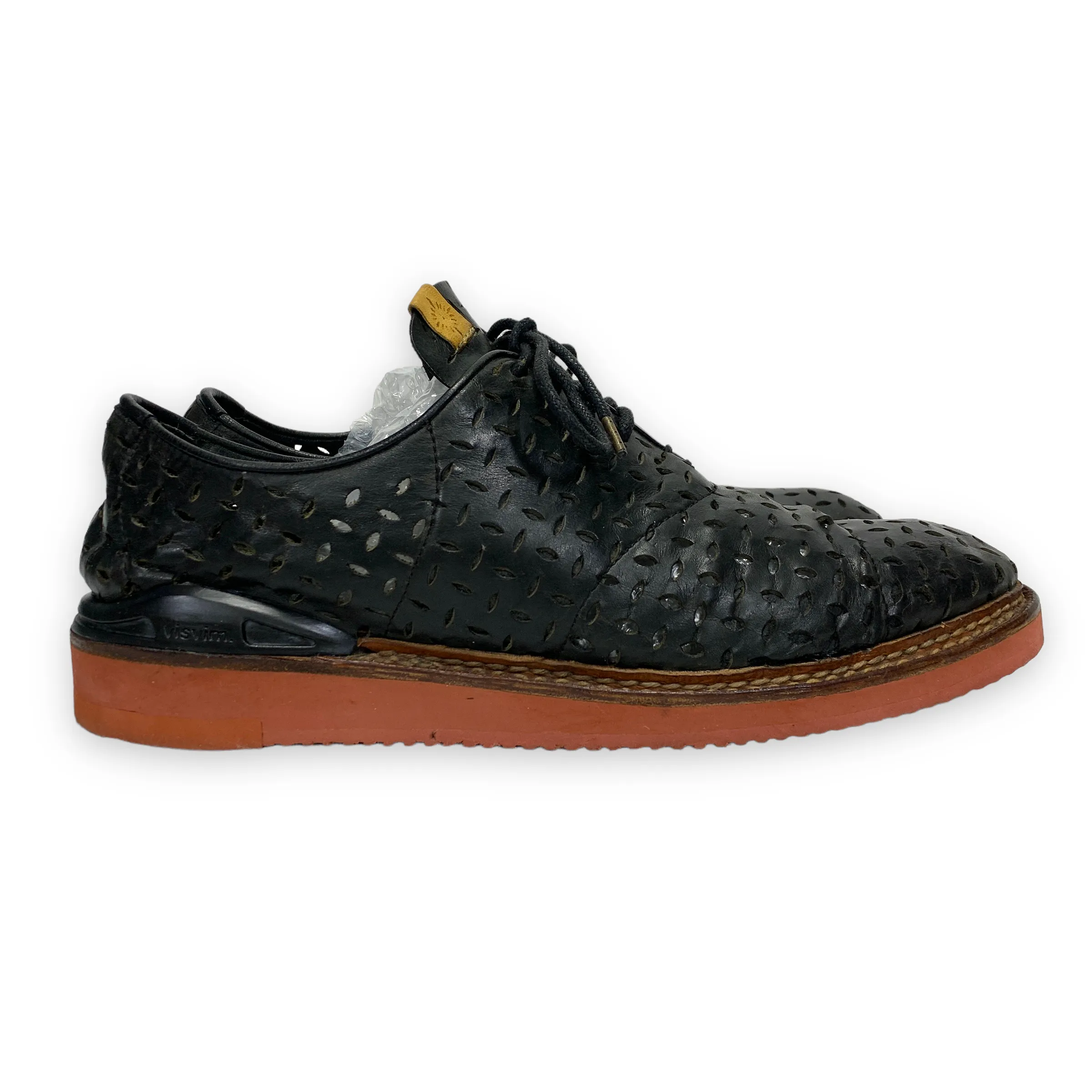 [11] Visvim Patrician Folk Perforated Black