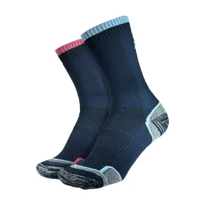 2 Pack Ladies Walking Single Layer Socks