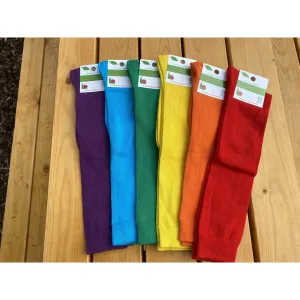 Adult's Orange Knee Socks