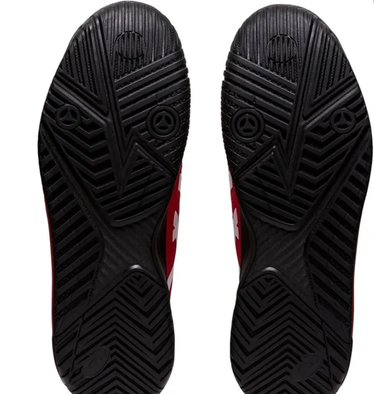 Asics Gel Resolution 8 Electric Red/White Men's Tennis Shoes - 2022 NEW ARRIVAL