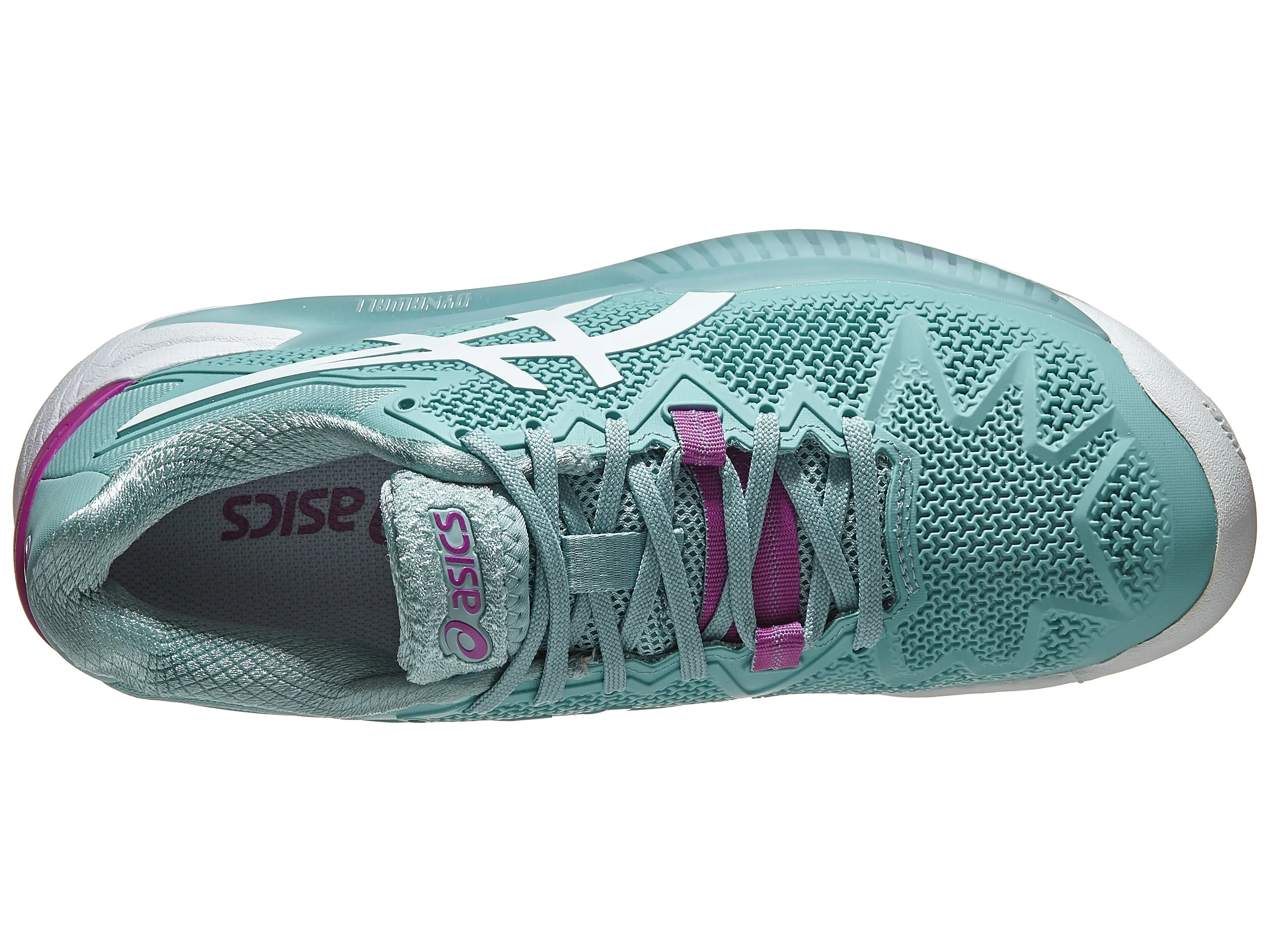 Asics Gel Resolution 8 Smoke Blue/White Women's Shoes - NEW ARRIVAL
