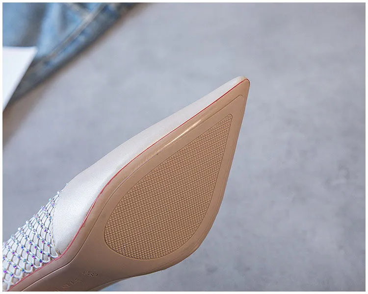 Autumn Pointed Wild Sexy High Heel Women's Shoes Summer Shallow Mouth Stiletto Shoes