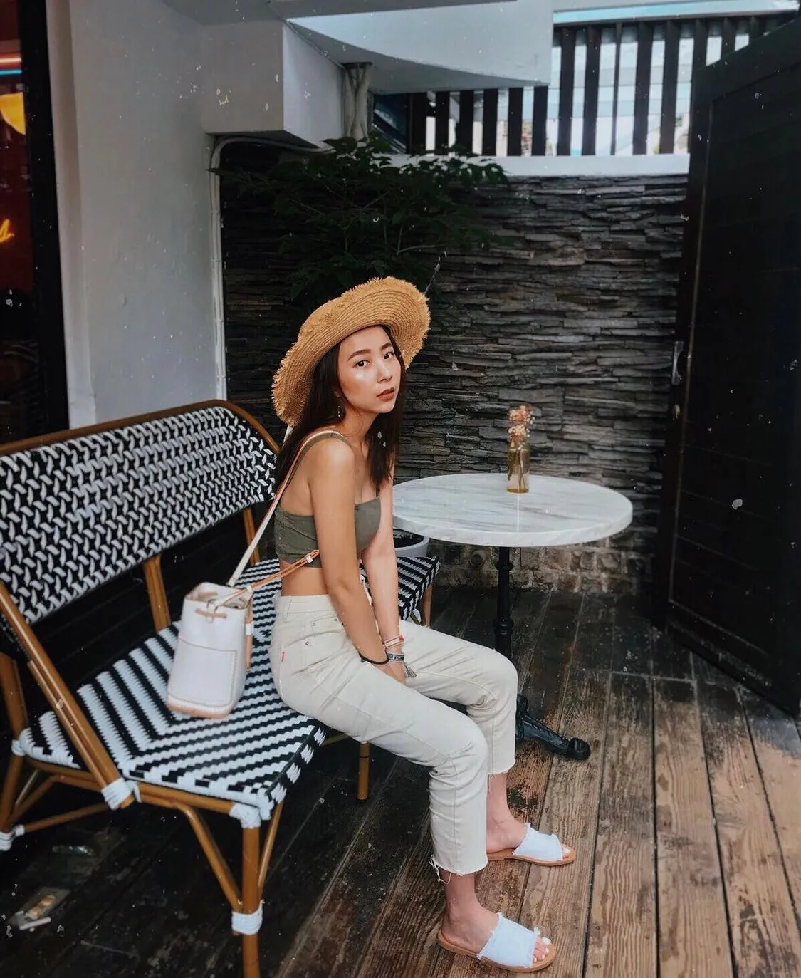 Bali | White Denim - Narrow
