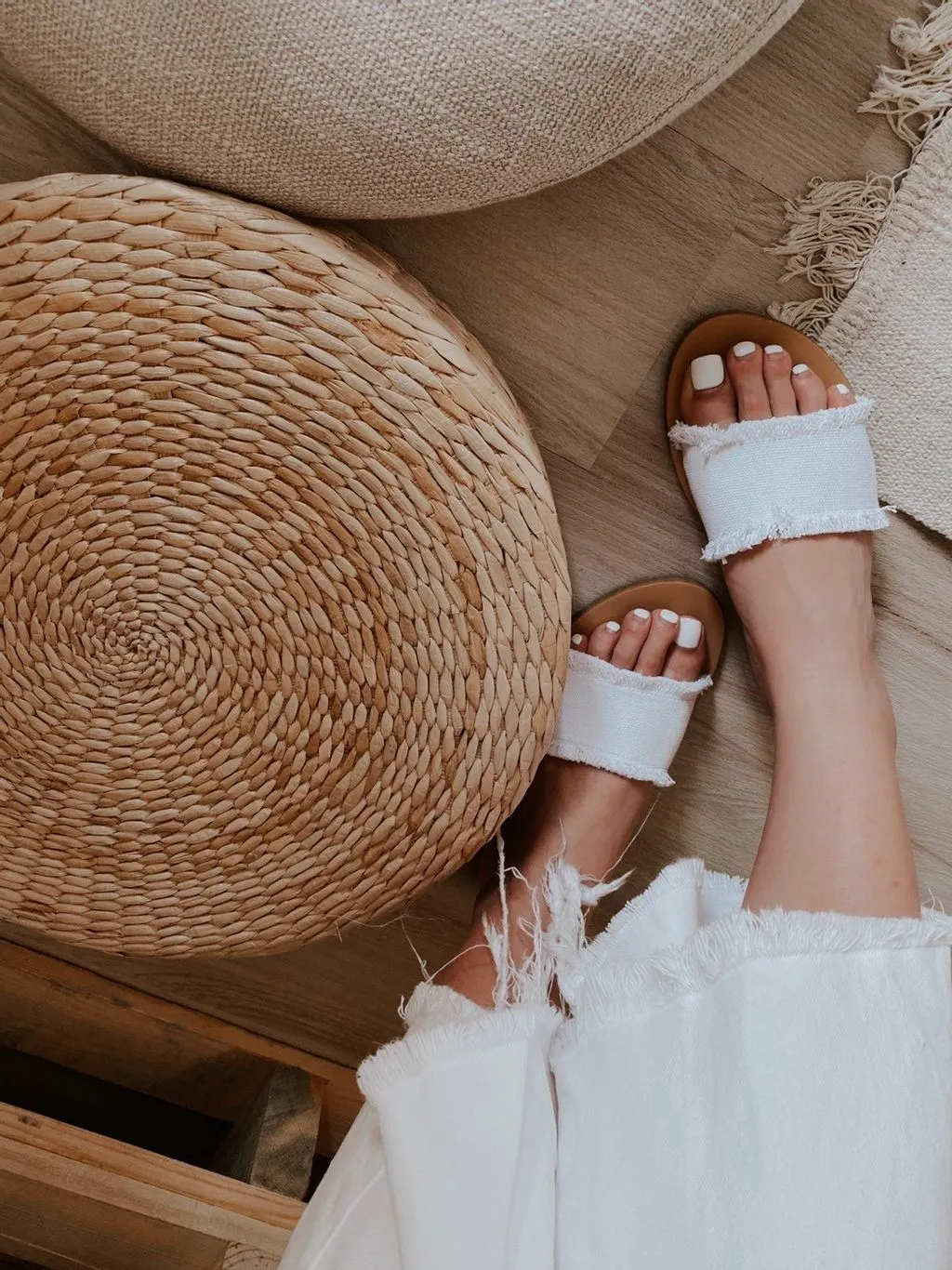 Bali | White Denim - Narrow