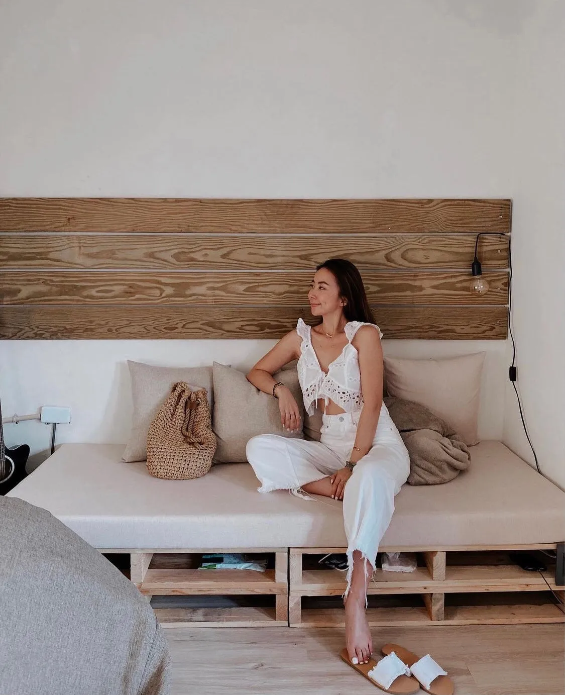 Bali | White Denim - Narrow