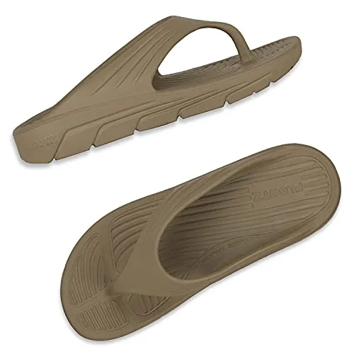 Bata Men's FLOATZ THONG Brown Slippers - 8 UK (8712022)