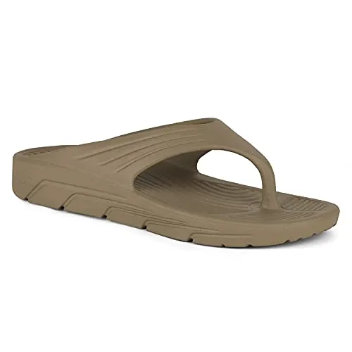 Bata Men's FLOATZ THONG Brown Slippers - 8 UK (8712022)