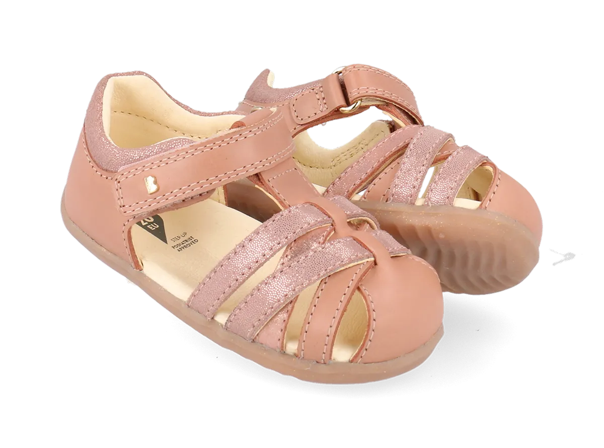 Bobux I Walk Cross Jump Sandal - Rose
