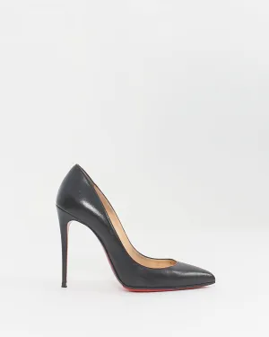 Christian Louboutin Black Leather So Kate 120mm Pumps - 38