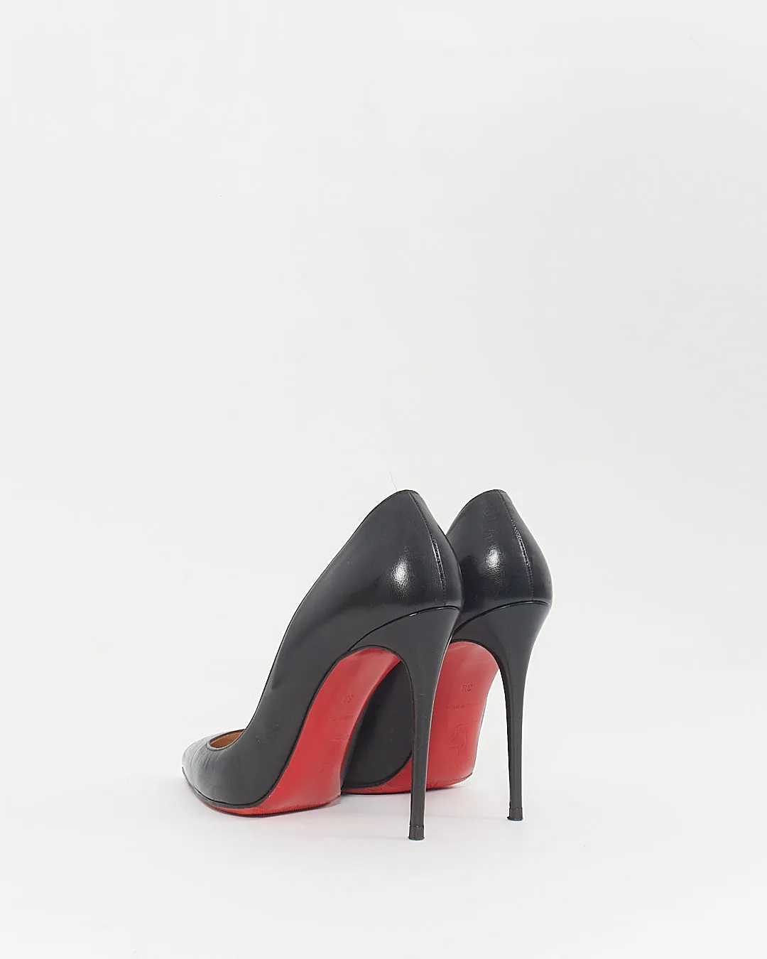 Christian Louboutin Black Leather So Kate 120mm Pumps - 38