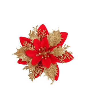 Christmas Flowers with Clips