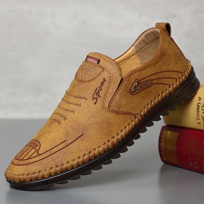 ComfortWalk: Orthopädische Lederschuhe für Aktive Männer