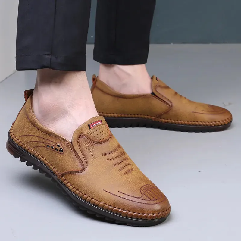 ComfortWalk: Orthopädische Lederschuhe für Aktive Männer