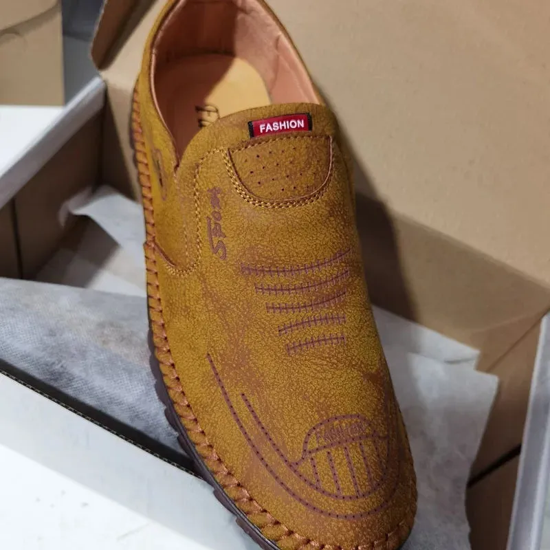 ComfortWalk: Orthopädische Lederschuhe für Aktive Männer