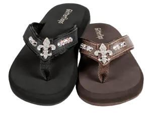 Crystal and Comfort - Fleur de Lis