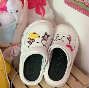 CUTE CARTOON HOLE SHOES KF83736