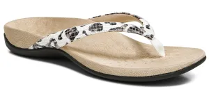 Dillon white leopard sandals