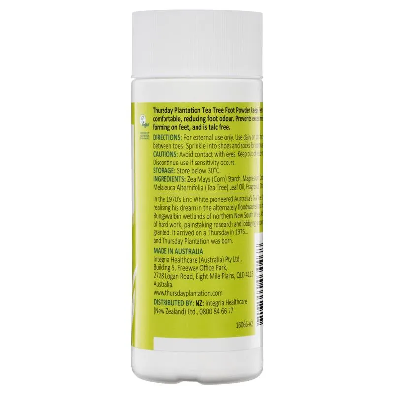[Expiry: 07/2026] Thursday Plantation Tea Tree Foot Powder 100g