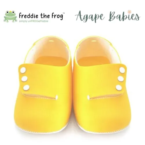 Freddie The Frog Pre Walker Shoes - Lemon Moccs