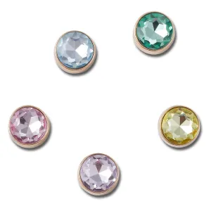 Gold and Gem 5 Jibbitz Pack