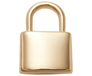Gold Lock Jibbitz