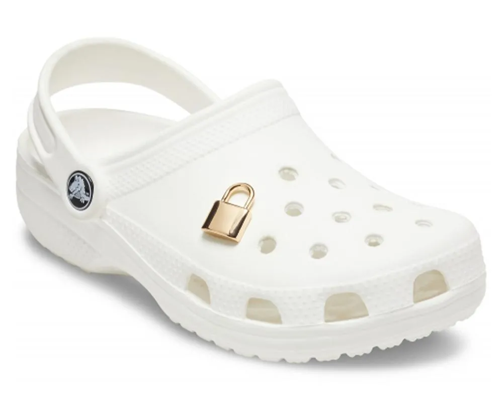 Gold Lock Jibbitz