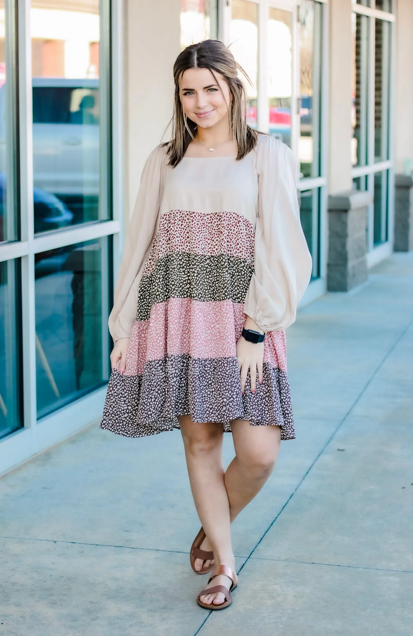 Great Escape Color Block Dress