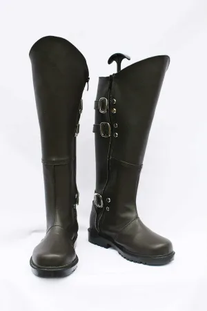 Hakuoki Hijikata Toshizo Cosplay Boots Shoes