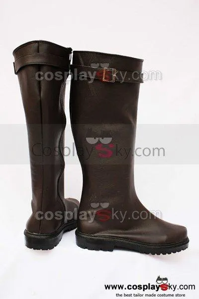 Hakuoki Nagakura Shinpachi Cosplay Boots Shoes