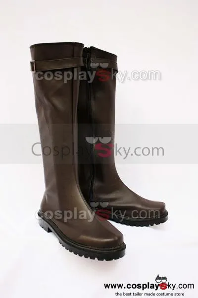 Hakuoki Nagakura Shinpachi Cosplay Boots Shoes