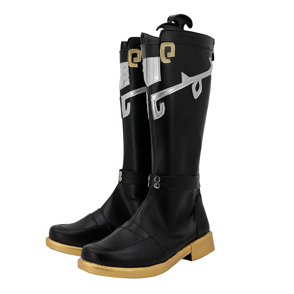 Honkai: Star Rail Jing Yuan Cosplay Shoes Boots Halloween Costumes Accessory