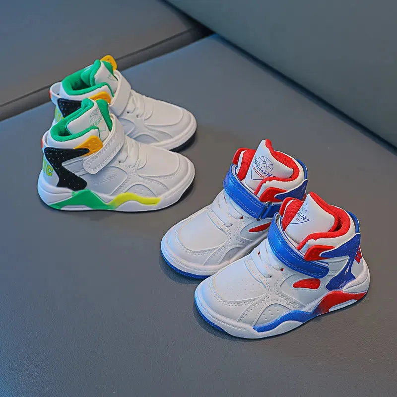 Kids Fashion High-top Sneakers for Boys Girls