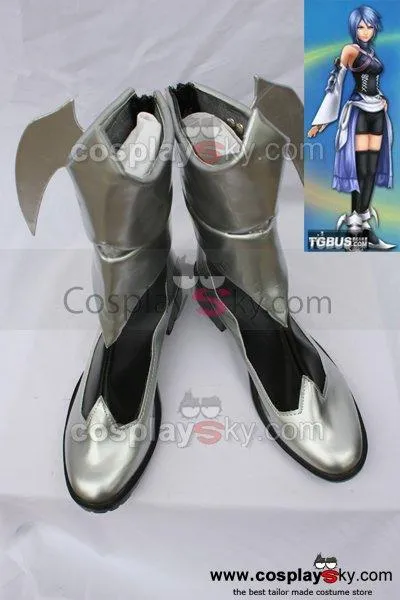 Kingdom Hearts Birth by Sleep Aqua Cosplay Boots Shoes