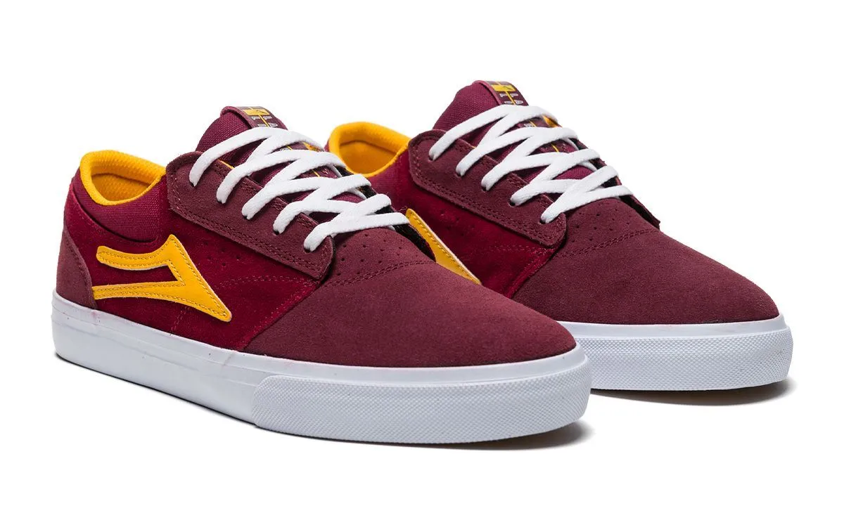 Lakai Griffin Skate Shoes - Burgundy / Cardinal