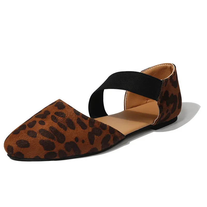 Large Size Single Shoes Female Spring New Shallow Mouth Flat with Women's Shoes Fashion Wild Women's Shoes