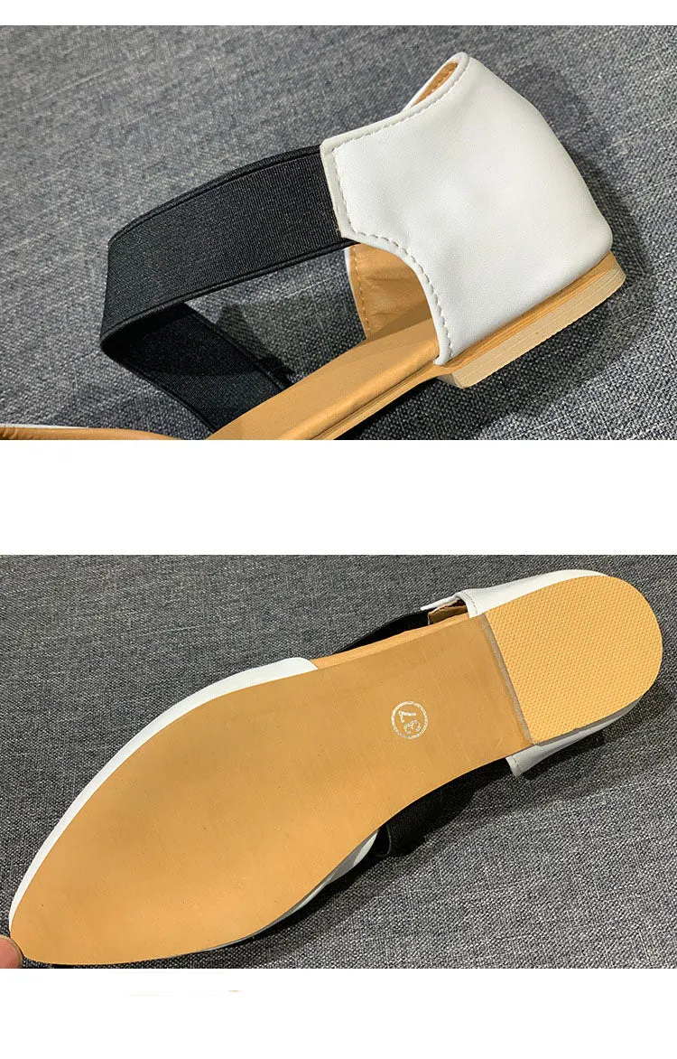 Large Size Single Shoes Female Spring New Shallow Mouth Flat with Women's Shoes Fashion Wild Women's Shoes