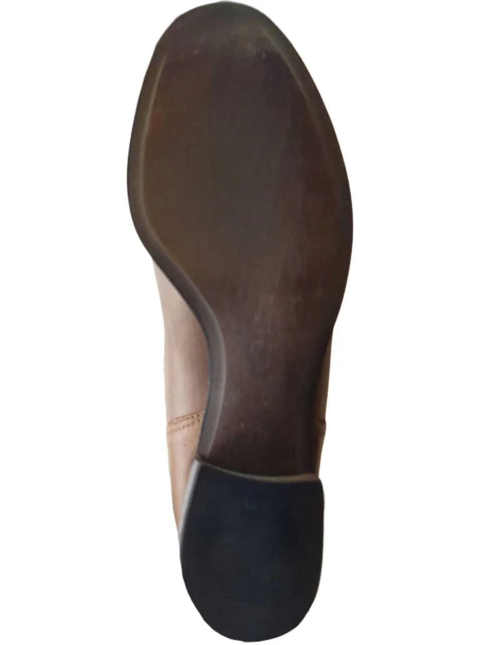 LIEBESKIND Women's Brown Leather 2D Booties #LK2005 NWOB