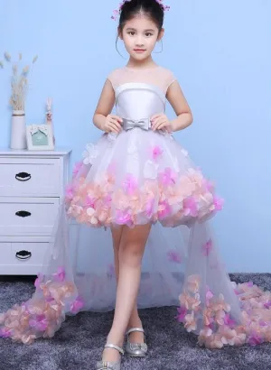 Lovely  Flower Girl Dresses for Weddings, High Low Cute Flower Girl Dresses