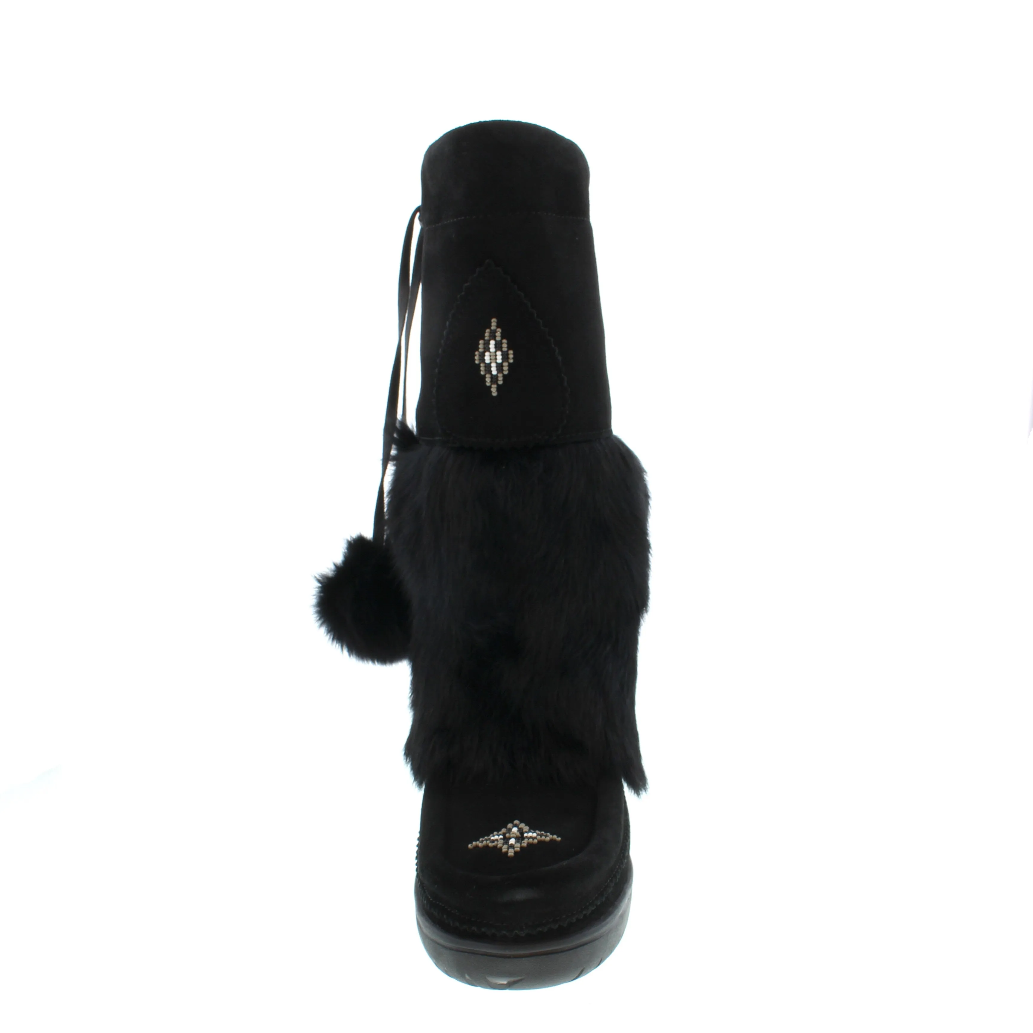 Manitobah Mukluks WTP Snowy Owl - Black