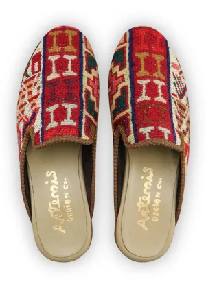 Men's Sumak Kilim Slippers - Size 10