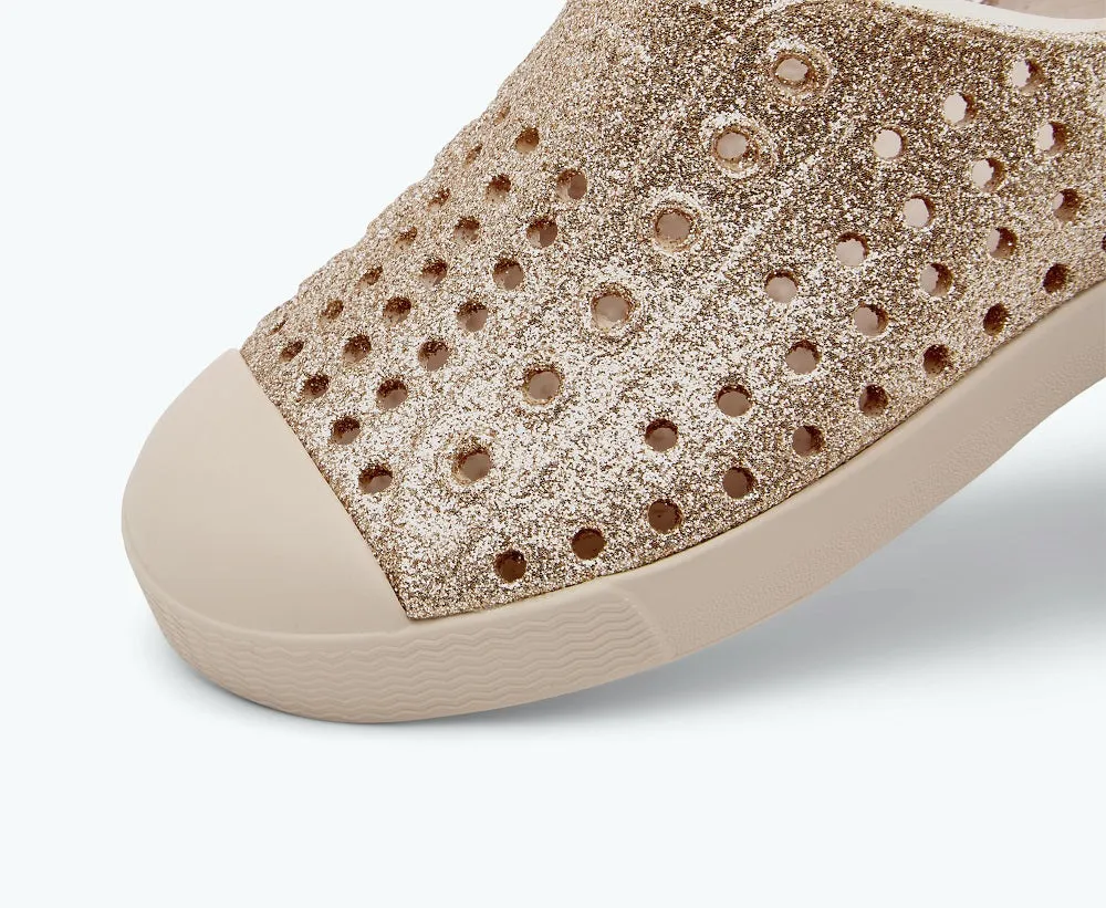 Native Jefferson Bling Kids Shoes Rock Salt