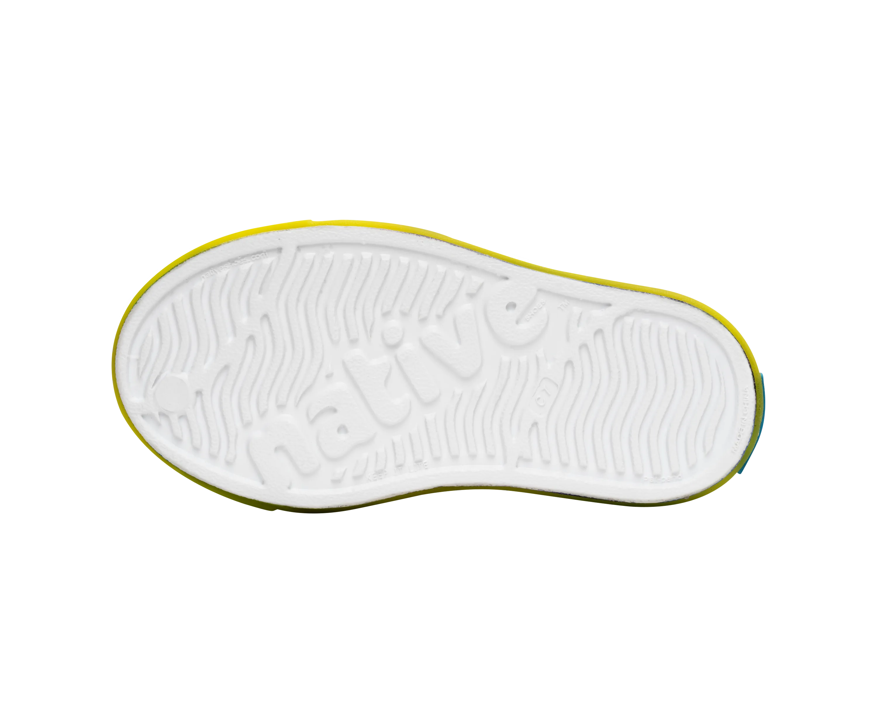 Native Jefferson Print Kids Shoes Space Blur