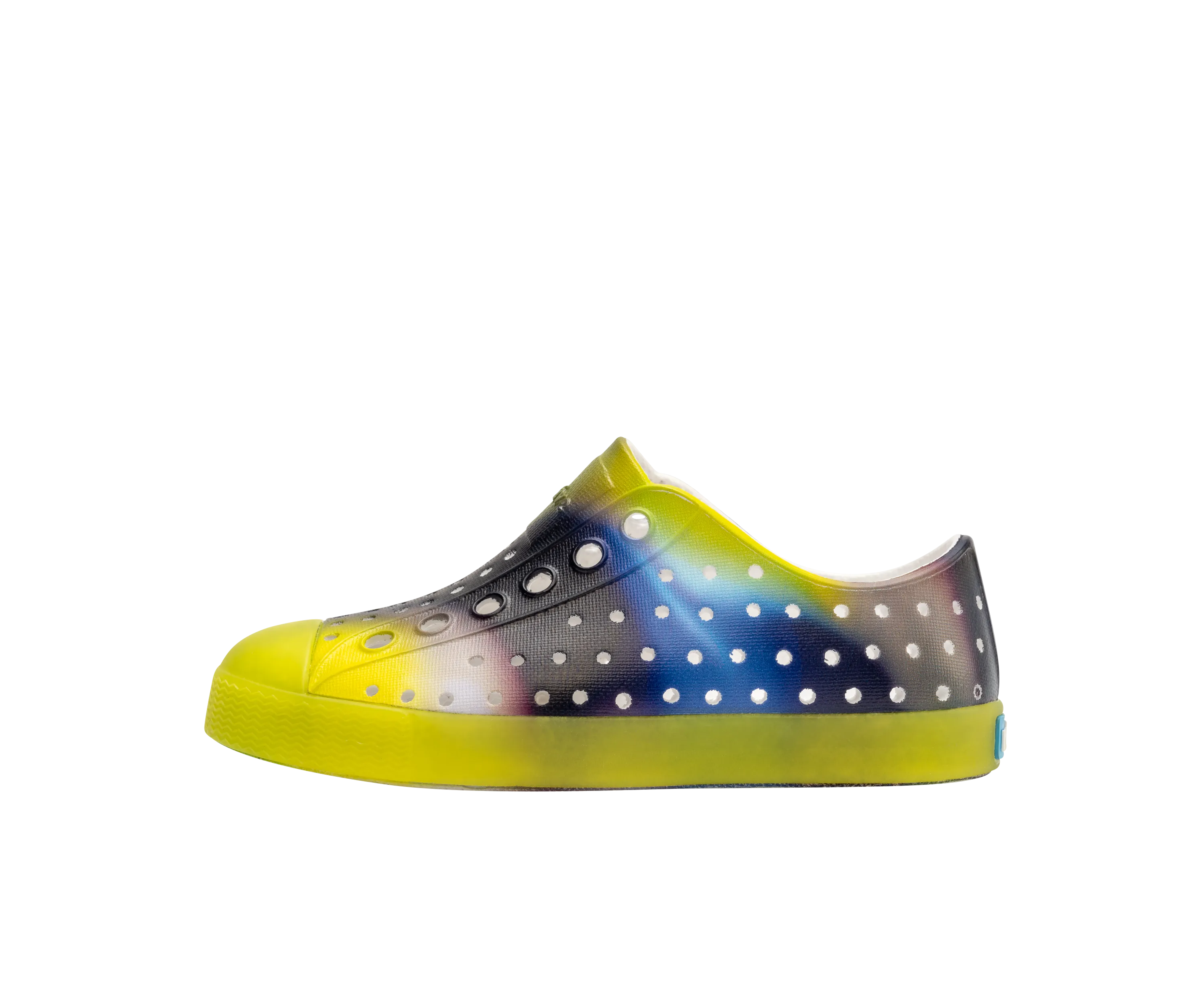Native Jefferson Print Kids Shoes Space Blur