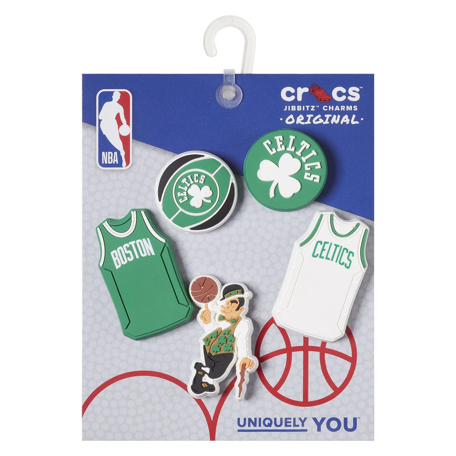 NBA Boston Celtics 5 Jibbitz Pack